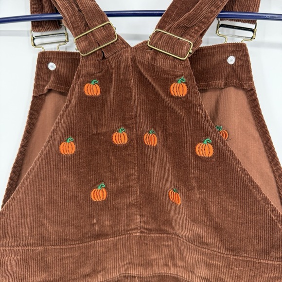 Kiel James Patrick Womens Pumpkin Jumper Corduroy Overall Dress XXL Fall Warm - Picture 3 of 7
